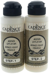 Cadence vernice mosaico effetto crackle 120+120ml decorazione