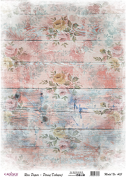 Cadence carta di riso decoupage 30x42 cm rose legno creativo
