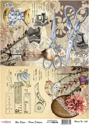 Cadence carta di riso decoupage 30x42 cm materiale creativo