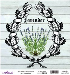 Cadence carta di riso decoupage Joy of Life 30x32 cm Lavender creativo