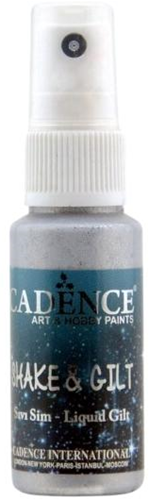 Cadence spray vernice glitter giocattolo - Shake & Gilt argento 25 ml