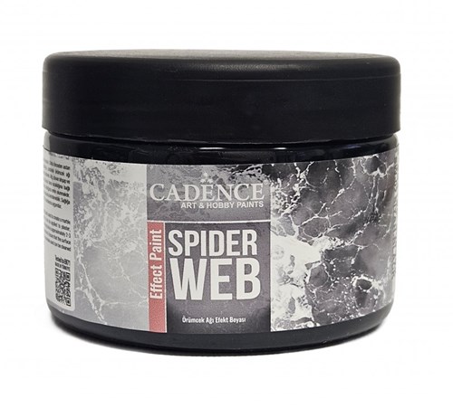 Cadence vernice effetto ragnatela decorativa nera 150ml per pittura creativa