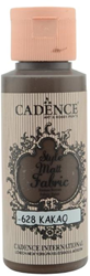 Cadence vernice tessile opaca 59 ml cacao - pittura creativa per tessuti