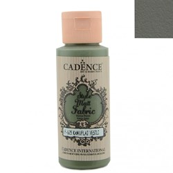Cadence vernice per tessuti Camouflage Green 59ml - Style Matt - colore hobby