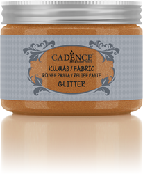 Cadence pasta rilievo glitter tessile 150 ml rame per decorazione tessuti