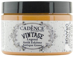 Cadence vernice gesso Vintage Legend arancione 150 ml per pittura