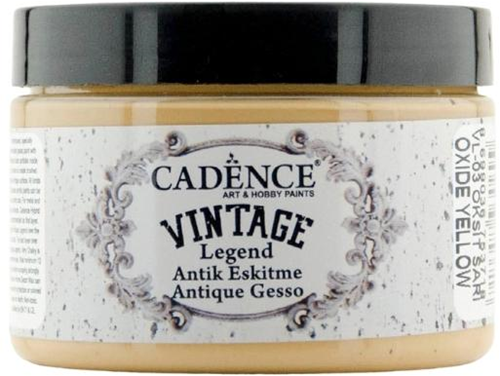 Cadence vernice gesso Vintage Legend 150 ml Oxide Yellow - pittura hobby