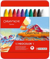 Caran d'Ache pastelli a cera Neocolor I set 10 colori olio pastello