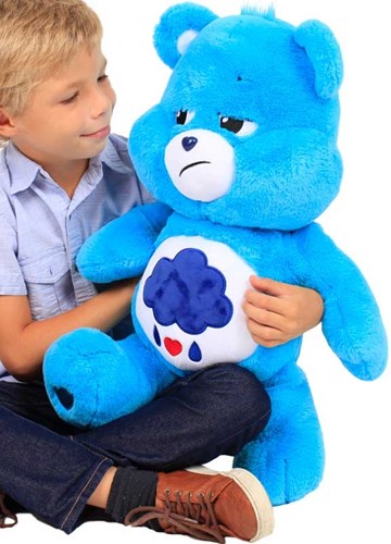 Care Bears peluche 60cm jumbo Grumpy Bear giocattolo morbido-3