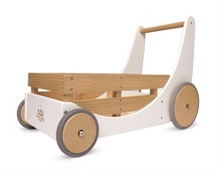 Kinderfeets Carrello e camminatore in legno 2-in-1 - Bianco