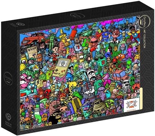 Grafika puzzle Cartoon Party - 1000 pezzi di cartone colorato-2