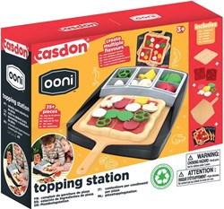 Casdon stazione per condimenti pizza giocattolo - Set Ooni per bambini
