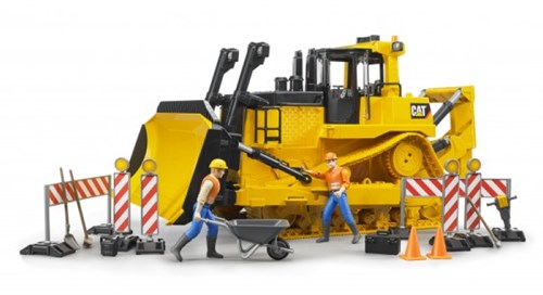 Bruder CAT grande escavatore su cingoli giocattolo veicolo da cantiere-3
