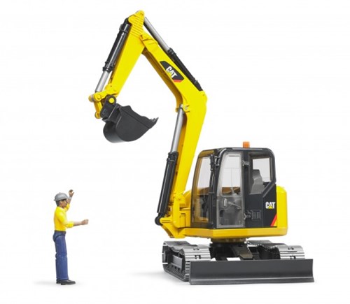 Bruder escavatore Cat giocattolo con personaggio - cantiere-2