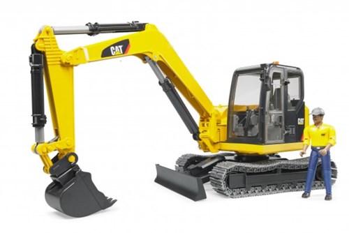 Bruder escavatore Cat giocattolo con personaggio - cantiere-3