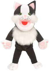 Fiesta Crafts Cat Moving Mouth Hand Puppet