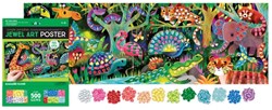 Crocodile Creek set creativo poster mosaico giungla paradiso creativo
