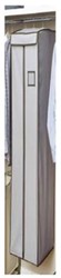 Armadio guardaroba sospeso grigio 135x20x48cm appendiabiti antipolvere