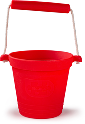 Bigijgs Secchio in silicone - rosso ciliegia