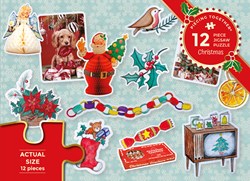 Gibsons puzzle di Natale - 12 pezzi XXL - gioco puzzle per bambini