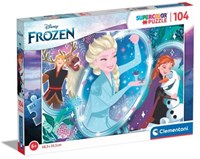 Clementoni puzzle Frozen - 104 pezzi XXL - Puzzle Disney bambini