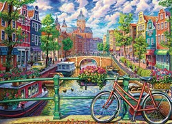 Cobble Hill puzzle 1000 pezzi - Canali di Amsterdam puzzle