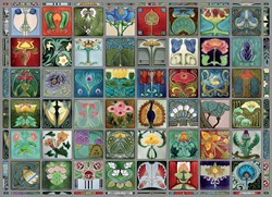 Cobble Hill puzzle piastrelle Art Nouveau - 1000 pezzi di divertimento