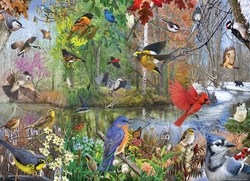 Cobble Hill puzzle 1000 pezzi - uccelli puzzle paesaggio