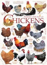 Cobble Hill puzzle citazioni galline 1000 pezzi puzzle adulti