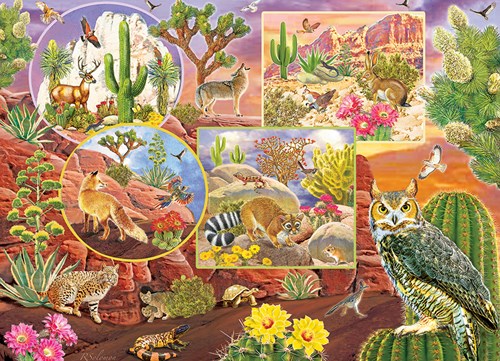 Cobble Hill puzzle Desert Magic - 350 pezzi animali natura