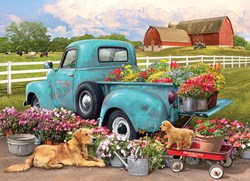 Cobble Hill puzzle 1000 pezzi - camion dei fiori puzzle