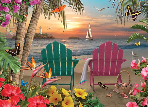 Cobble Hill puzzle Island Paradise 500 pezzi puzzle adulti
