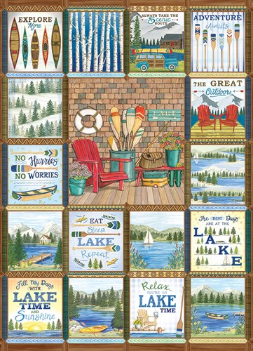 Cobble Hill puzzle Lake Country 1000 pezzi - puzzle per adulti