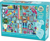 Cobble Hill puzzle giocattolo Nerdy Junk Drawer 350 pezzi famiglia-2