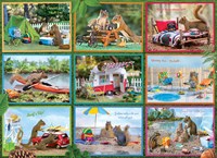 Cobble Hill puzzle scoiattoli in vacanza 1000 pezzi animali
