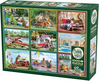 Cobble Hill puzzle scoiattoli in vacanza 1000 pezzi animali-2
