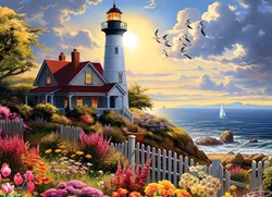 Cobble Hill puzzle faro 500 pezzi per adulti