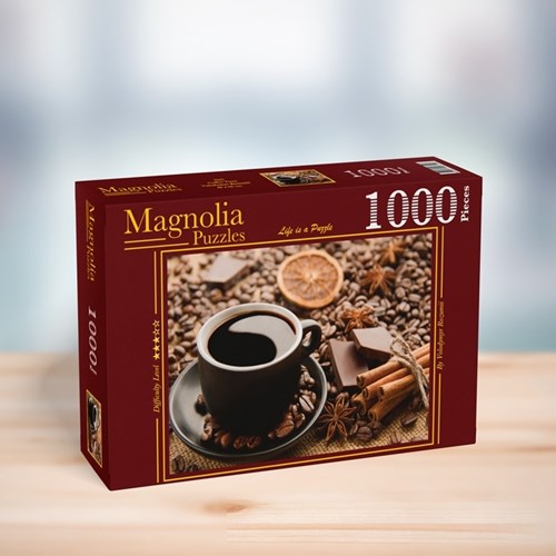 Magnolia puzzle Coffee Time - puzzle colorato 1000 pezzi-2