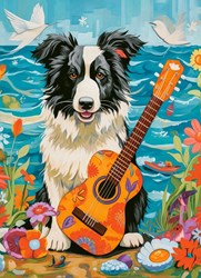 Castorland puzzle Collie mare chitarra 100 pezzi puzzle bambini