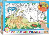 Eurographics puzzle Color Me - Giungla - 100 pezzi - giocattolo educativo
