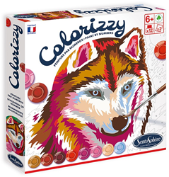 Sentosphère dipingi con i numeri animali del bosco - set creativo per bambini