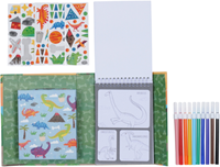 Tiger Tribe set da colorare - libro da colorare dinosauri e set attività per bambini