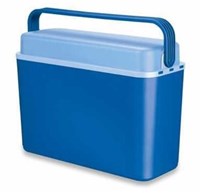 Koelbox blauw 12L blik/fles 41x15.5x29.5