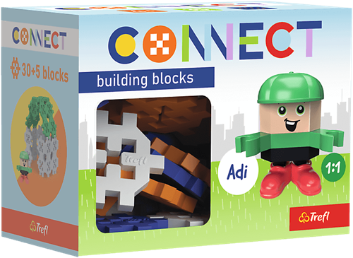 Trefl mattoncini - Connect Pocket 35 Adi FSC Mix 70% set di costruzione