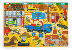 Bigjigs Puzzle da pavimento del cantiere (48 pezzi)