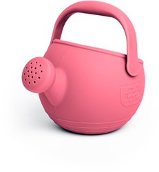 Bigjigs annaffiatoio in silicone - Giocattolo rosa corallo per esterno e acqua