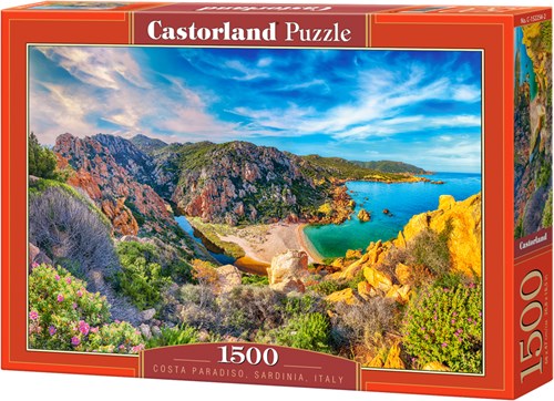 Castorland puzzle Costa Paradiso Sardegna Italia - puzzle 1500 pezzi-2