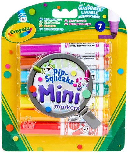 Crayola mini pennarelli colorati per bambini e disegno creativo