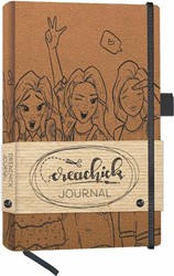 MUS Creatief CreaChick - Journal (bruin)