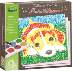 Crealign arte a puntini animali kit creativo per bambini